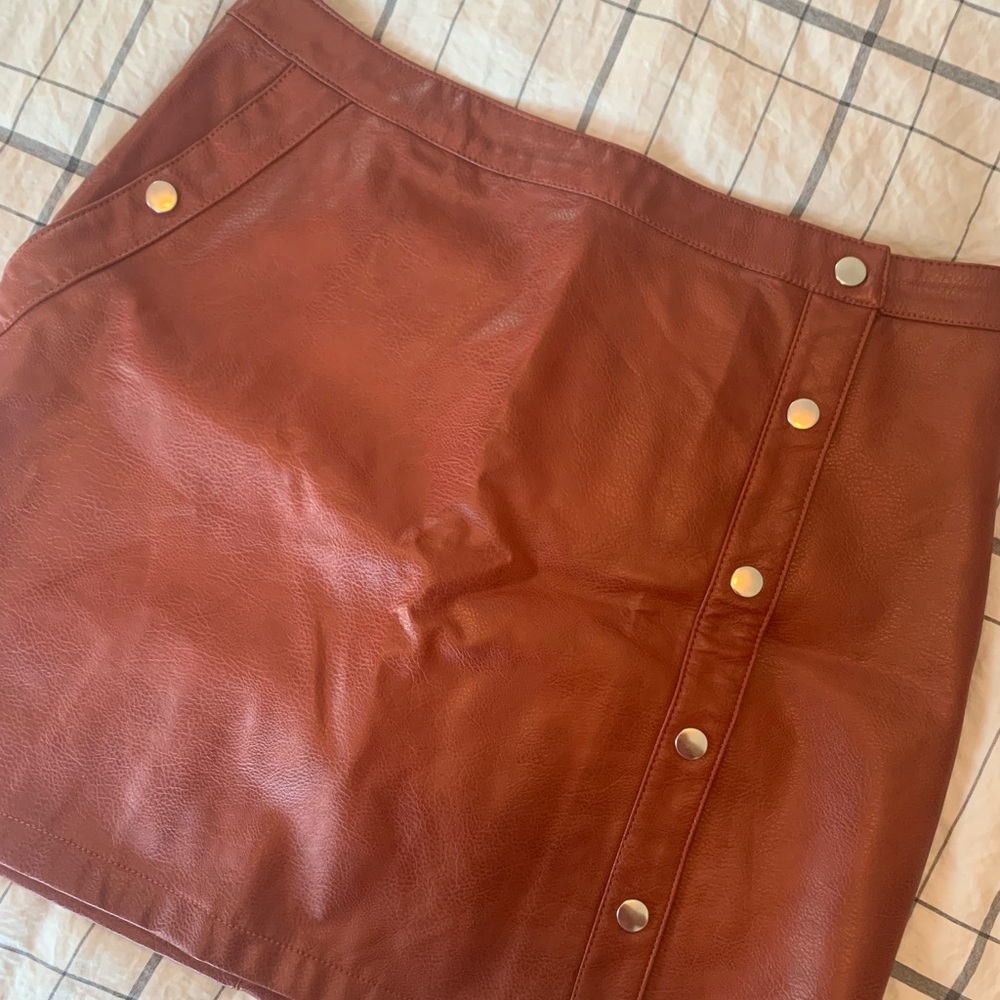 Urban Outfitters Faux Leather Skirt